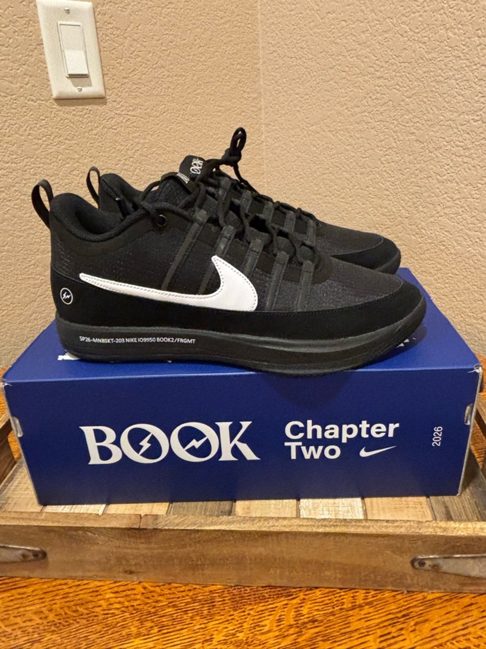 Nike Book 2 x Fragment Royal Blue IO9950-900 Mens 12